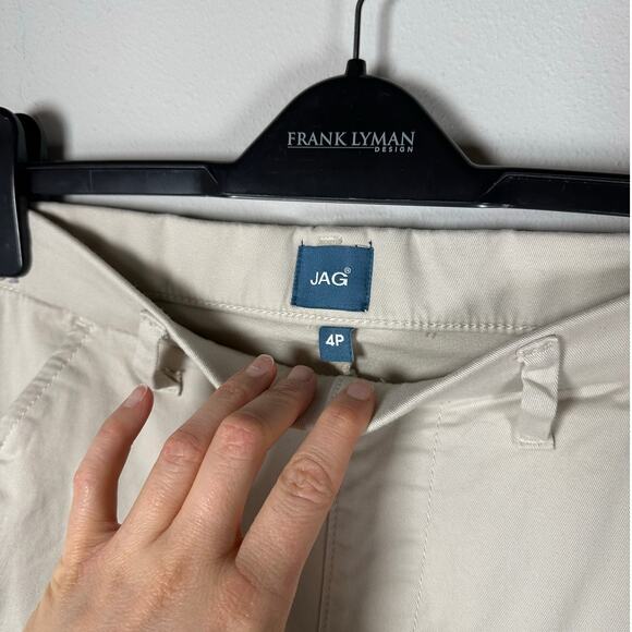 Jag Jeans The Maddie Capris Tan Cotton Pants Women's 4P - Picture 3 of 7